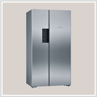 Tủ lạnh Bosch HMH.KAN92VI35O  | Tủ lạnh Side by side 659L, mặt inox, inverter, Series 4